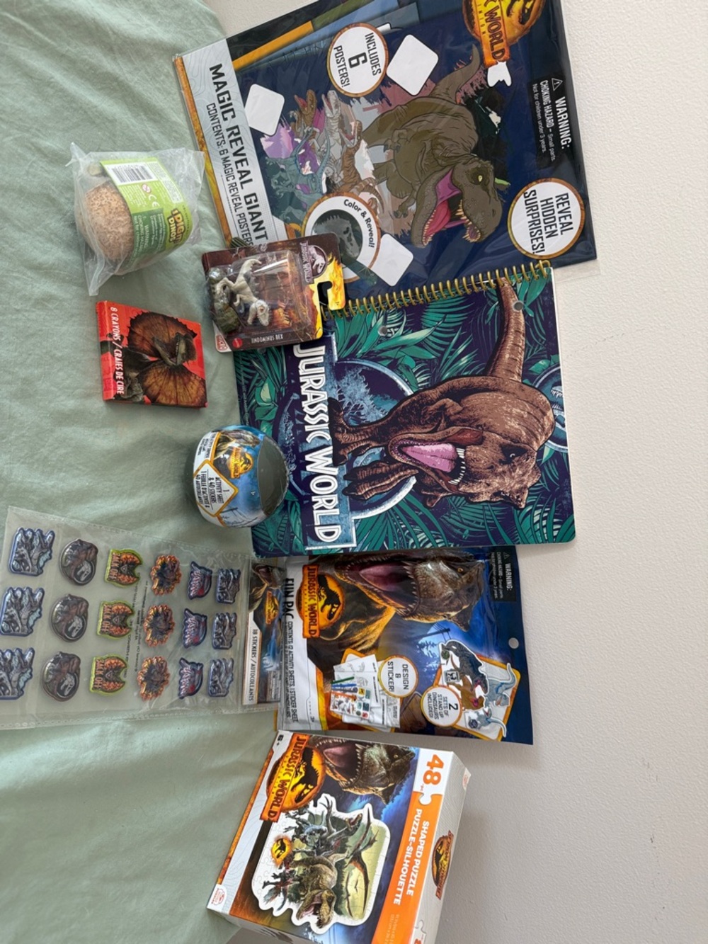 Jurassic World Kids Toy Activity Pack - Blue & Green